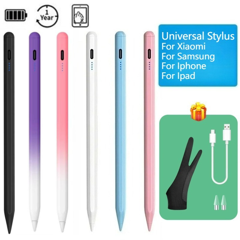 Touchscreen Glove Capacitive - Android/iOS対応ユニバーサルスタイラスペン、タッチスクリーン用タッチペン、タブレットペン、選択可能なアンチタッチ手袋