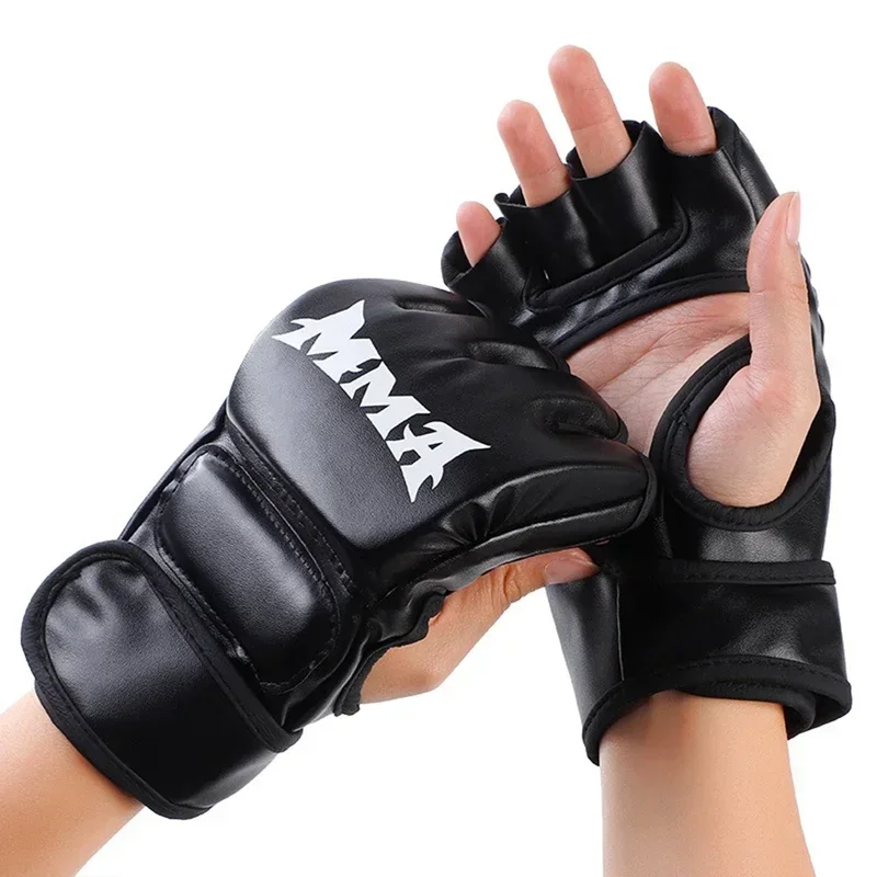 プロボクシングトレーニンググローブ ハーフフィンガー レザー - Motorcycle Glove Knuckle のレビューと価格