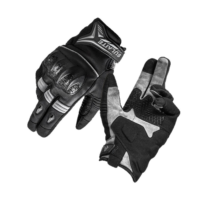 SULAITE オートバイグローブ男性女性冬用タッチスクリー - Motorcycle Glove Knuckle のレビューと価格
