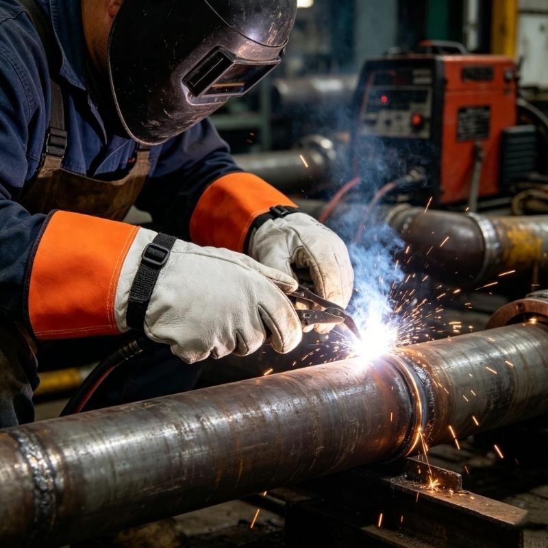 14 インチのヤギ革製耐熱手袋、強化された保護機能を備えた溶 - Heat Resistant Glove のレビューと価格