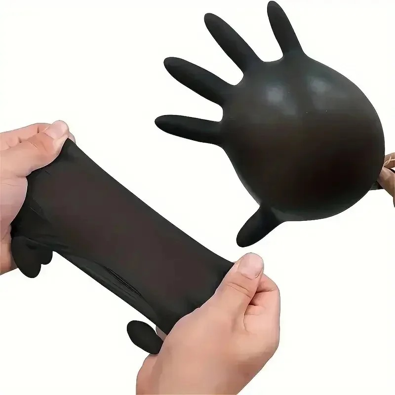 使い捨て黒手袋 男女兼用 ラテックスフリー ニトリルPVC  - Latex Disposable Glove のレビューと価格