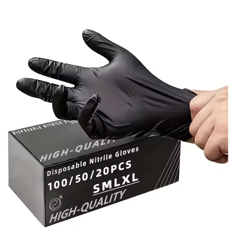 100/50/20個入り ニトリル手袋 厚手 使い捨て手袋  - Nitrile Mechanic Glove のレビューと価格