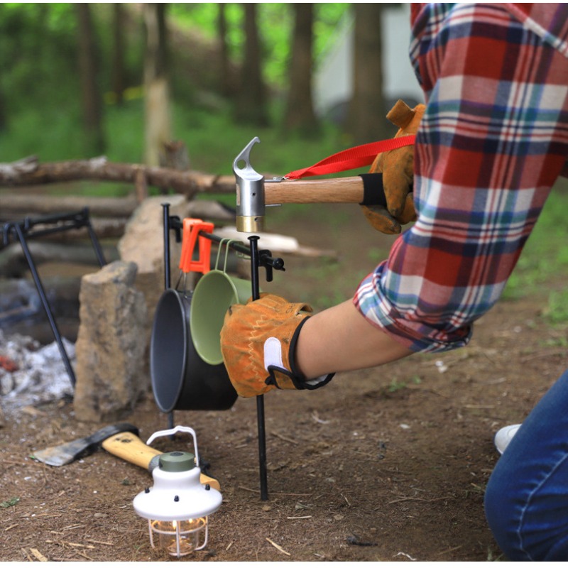 屋外BBQグリル用耐熱・難燃性グローブ 牛革製高温耐性溶接グ - Heat Resistant Glove のレビューと価格